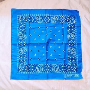 Blue bandana